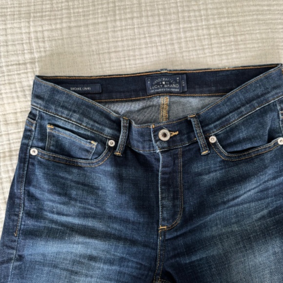 Lucky Brand Jeans | Brooke Capri Dark Denim Skinny Jeans - Picture 5 of 6